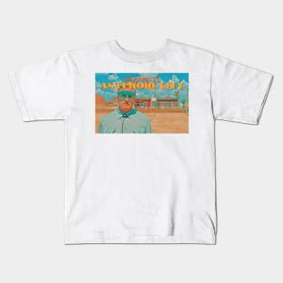 Asteroid City Postcard Motel Manager Kids T-Shirt